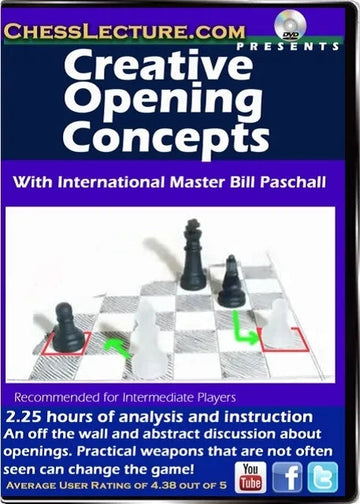 E-DVD Creative Opening Concepts - Chess Lecture - Volume 118