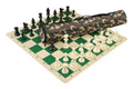 Quiver Chess Set Combination and Triple Weighted Regulation Pieces | Silicone Chess Board | Quiver Bag