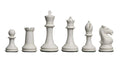 The Hastings Series Plastic Chess Pieces - 3.875