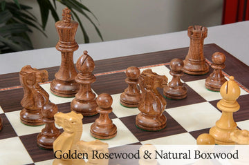 The Ultimate Grandmaster Series Wood Chess Set, Box, & Board Combination