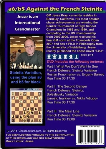 E-DVD a6/b5 Against the French Steinitz - Chess Lecture - Volume 75
