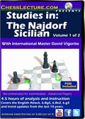 E-DVD Studies in: The Najdorf Sicilian - 2 DVDs - Chess Lecture - Volume 130