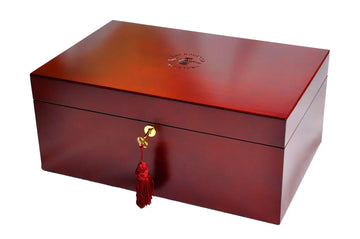 The House of Staunton *NEW* Fitted Coffer Chess Box - Red Burl