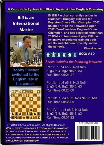 E-DVD A Complete System for Black Against the English Opening - Chess Lecture - Volume 65