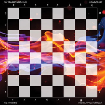 Supernova - Full Color Vinyl Chess Board