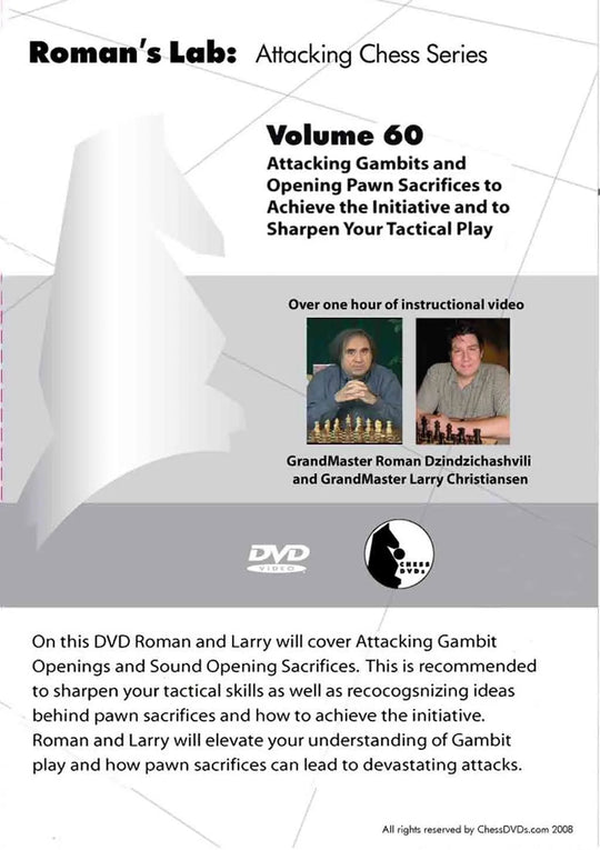 E-DVD ROMAN'S LAB - VOLUME 60 - Attacking Gambits – House of Staunton