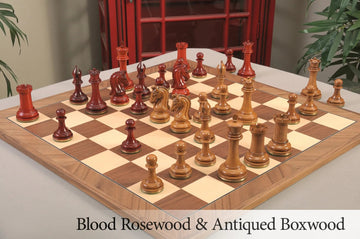 The Imperial Collector Series Luxury Chess Pieces with Brass Weighting - 4.4