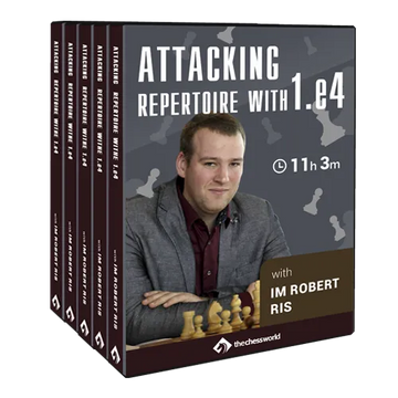 E-DVD Attacking Repertoire with 1.e4 by IM Robert Ris