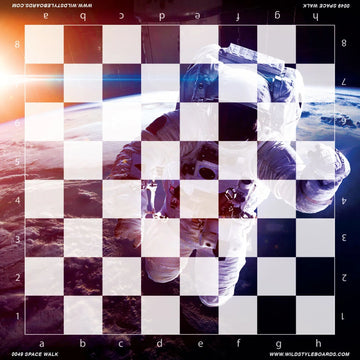 Space Walk - Full Color Vinyl Chess Board