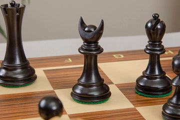 The Capablanca Chess Edition - Reykjavik II Series Chess Pieces - 3.75