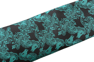 Turquoise Paisley - Chess Tie
