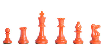 Halloween Deluxe Chess Set Combination - Single Weighted Regulation Pieces | Vinyl Chess Board | Deluxe Bag