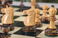 The Burnt Reykjavik II Series Chess Pieces - 3.75