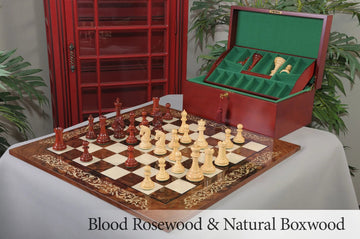 The Sultan Series Luxury Chess Set, Box, & Board Combination
