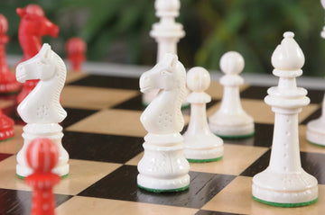 The Worthington Luxury Bone Chess Pieces - 4.0