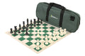 Chess.com Deluxe Chess Set Combination and Triple Weighted Regulation Pieces | Vinyl Chess Board | Deluxe Bag