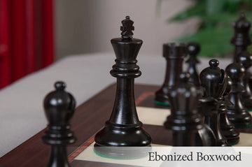 The Reykjavik II Series Chess Set, Box, and Board Combination
