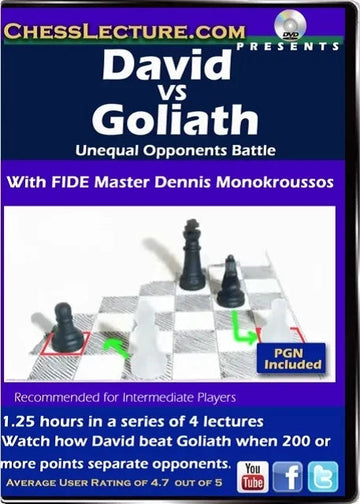 E-DVD David VS Goliath: Unequal Opponents Battle - Chess Lecture - Volume 119