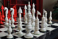 The Vizagapatam Luxury Bone Chess Pieces - 6.1