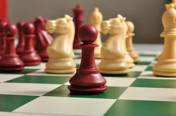 The Marshall Series Plastic Chess Pieces - 3.75