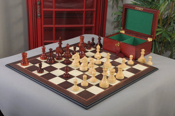 The Mechanics Institute Chess Set, Box, & Board Combination