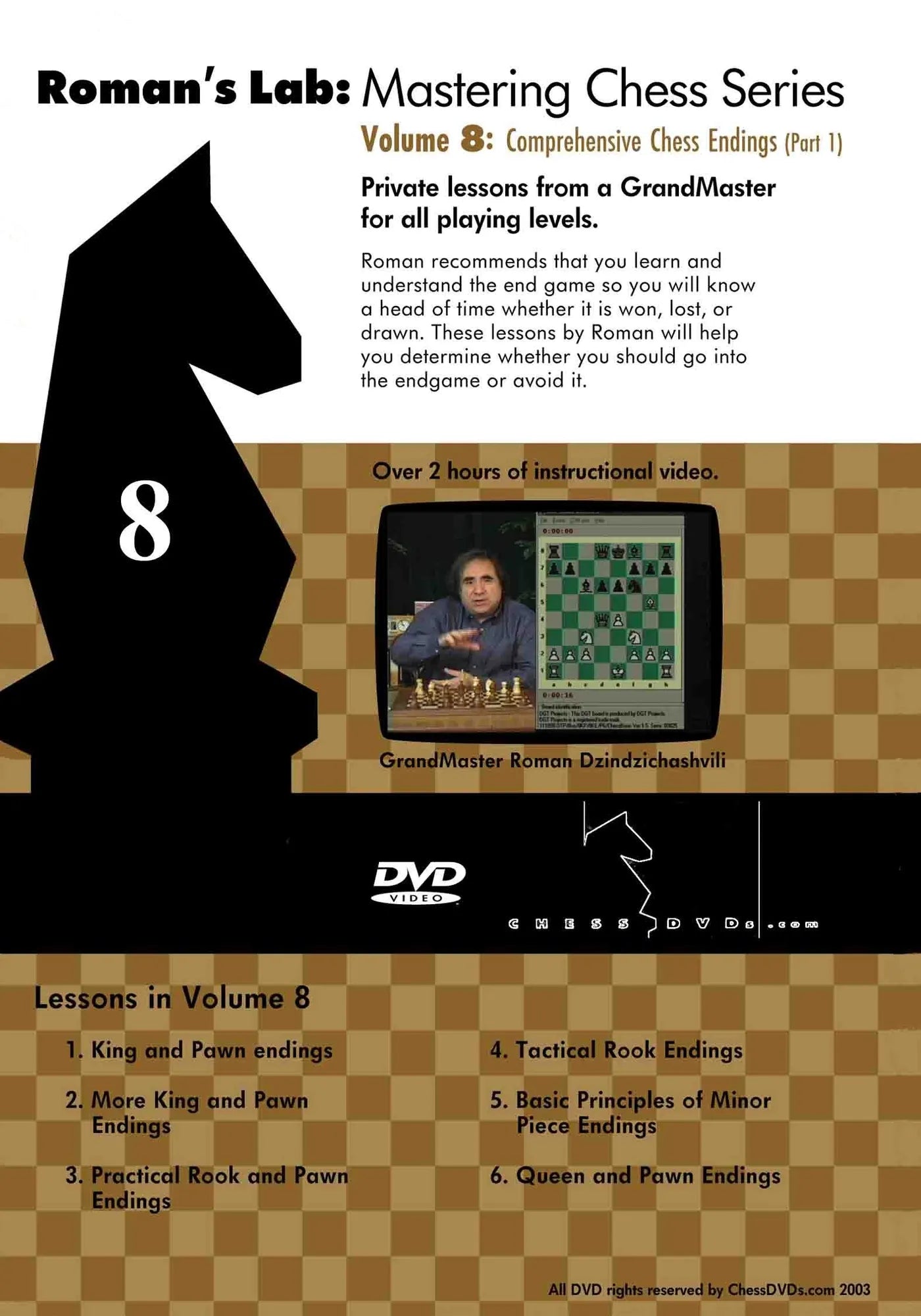 E-DVD ROMAN'S LAB - VOL 8 Comprehensive Chess Endings Pt 1 – House of ...