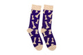 Purple Chess Socks