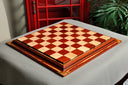 Signature Contemporary Chess Board - BLOODWOOD  / BIRD'S EYE MAPLE - 2.5" Squares