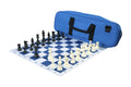 Deluxe Chess Set Combination and Single Weighted Regulation Pieces | Thin Mousepad Chess Board | Deluxe Bag