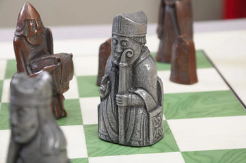 The Isle of Lewis Chess Set, Box, & Board Combination
