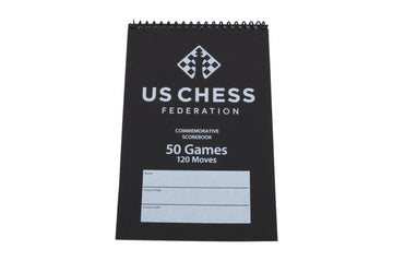 US Chess Federation Commemorative Spiral Scorebook (120 Moves/Game)