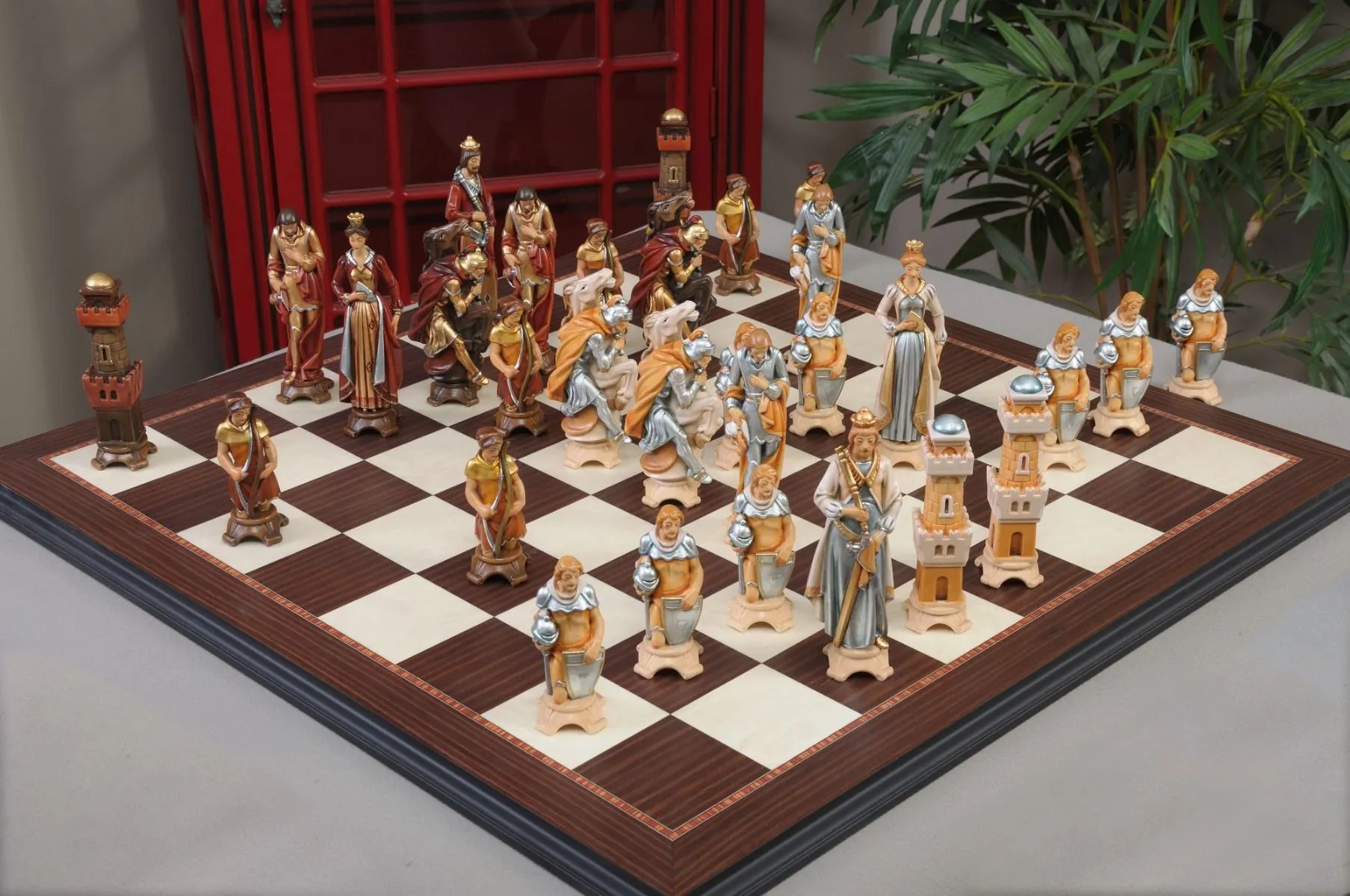 Hand Carved Italian Figurine Sets