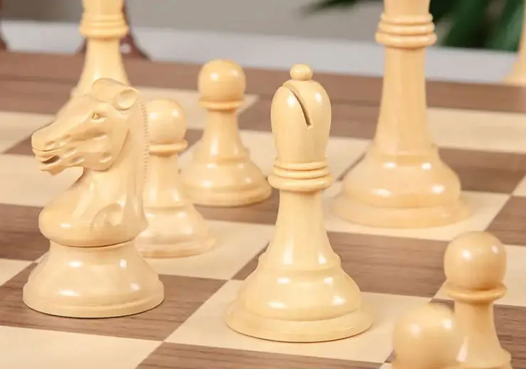 Staunton Chess Pieces by GrowUpSmart with Extra Queens | Size: Small - King  Height: 2.5 inch | Wood