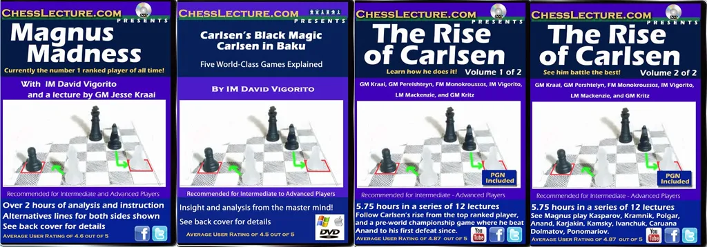 A Magnum of Magnus - 4 DVDs - Chess Lecture