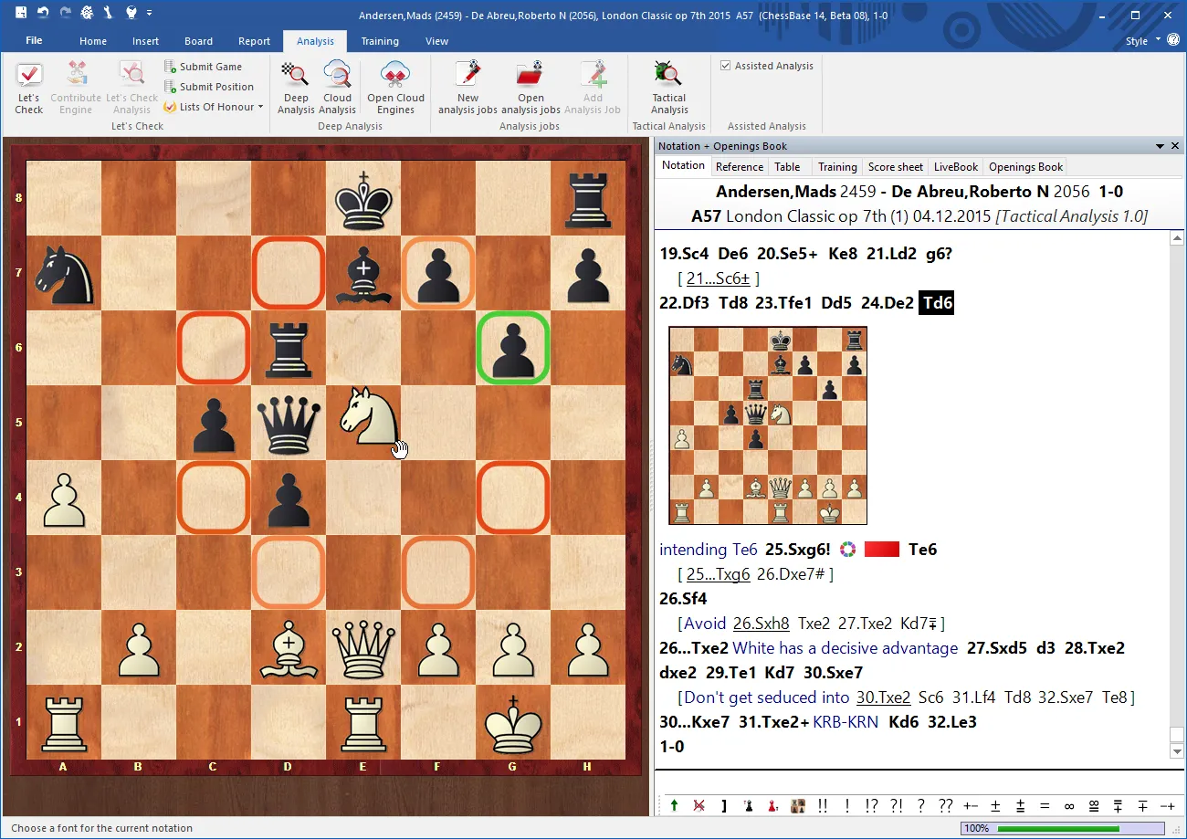Chess software deals