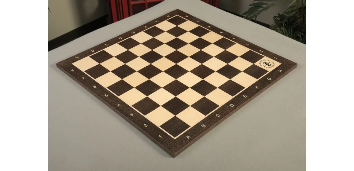 African Palisander and Maple Wooden Tournament Chess Board