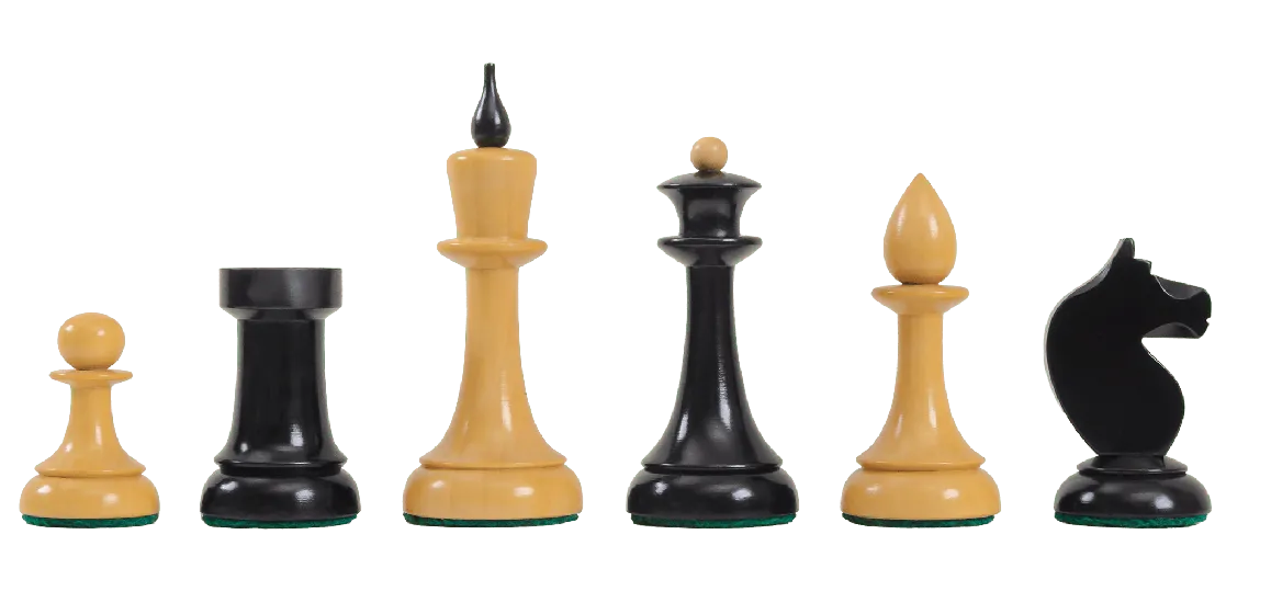 "The Queen's Gambit" Inspired Series 2025 Edition Chess Pieces - 3.75" King