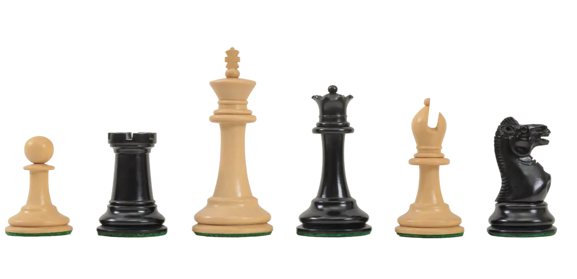The Library Collection - The Anderssen Dropjaw Series Luxury Chess Pieces - 3'' King