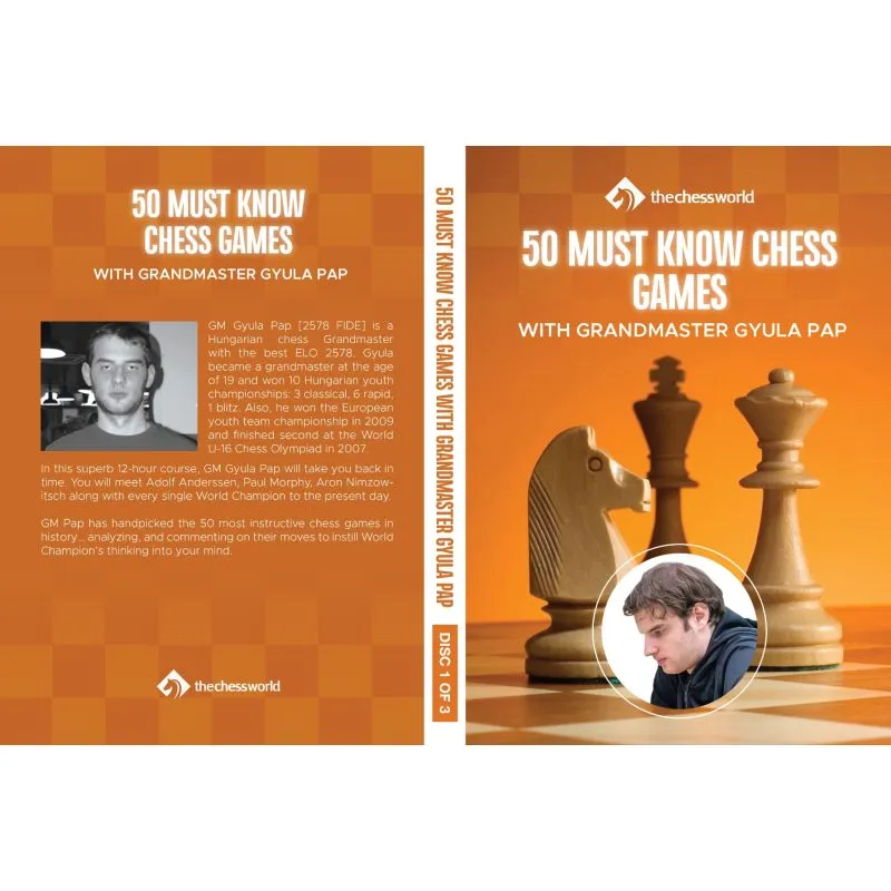 50 must know chess games gm gyula pap