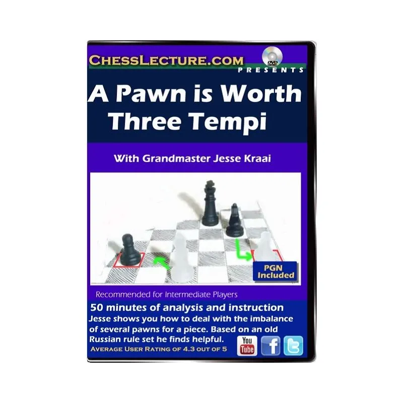 A Pawn is Worth Three Tempi - Chess Lecture - Volume 94 - PREORDER