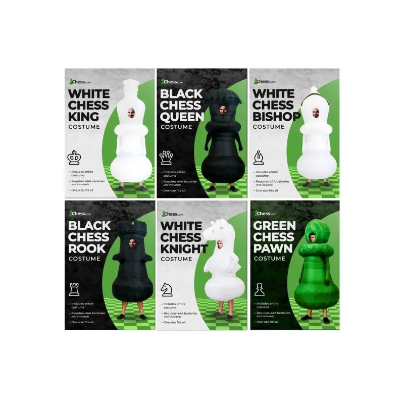 Chess Piece Costumes - 6 Styles Available!