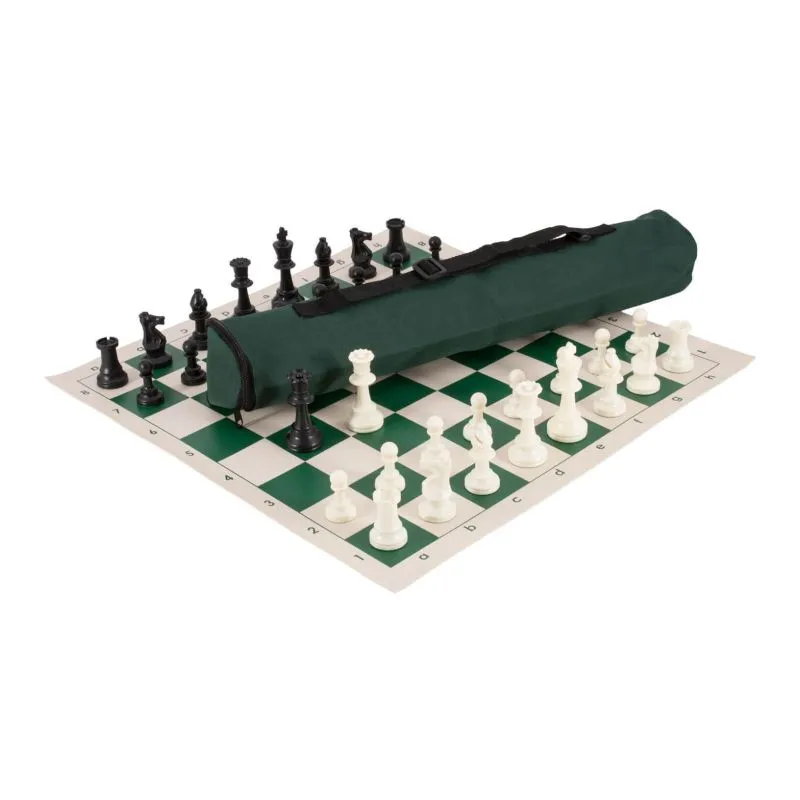 US Chess Quiver Chess Set Combo Green 