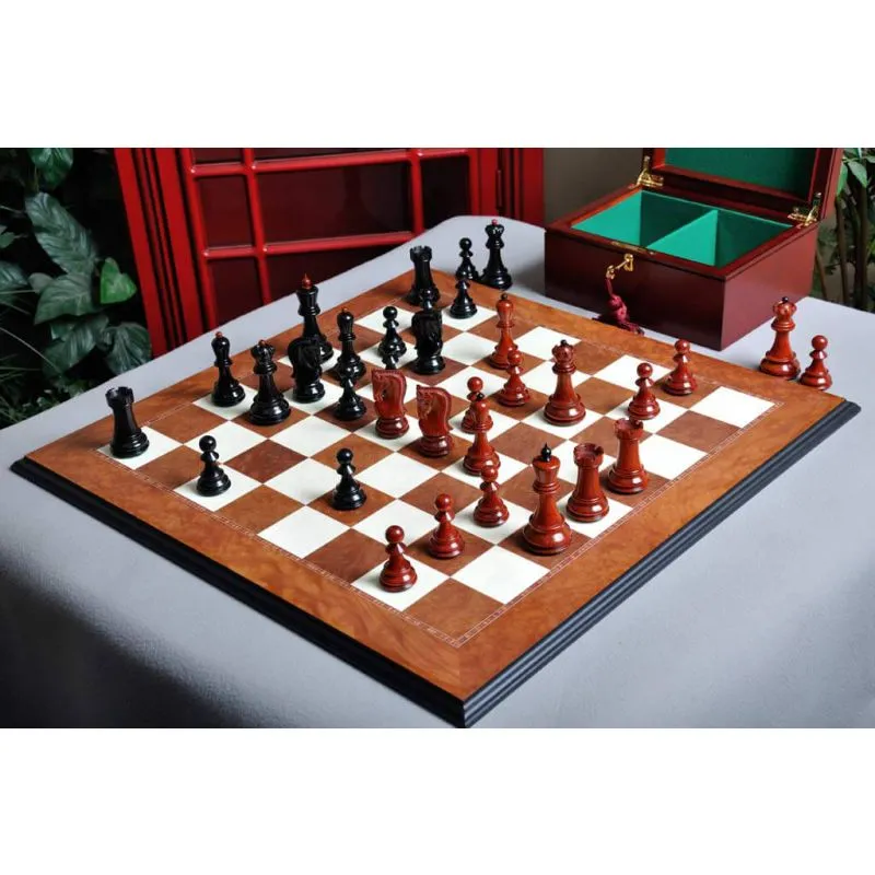 Chess Set Premium Hand Made Extra Large Wooden 59 x 59 Sculptured Figures Woo... 