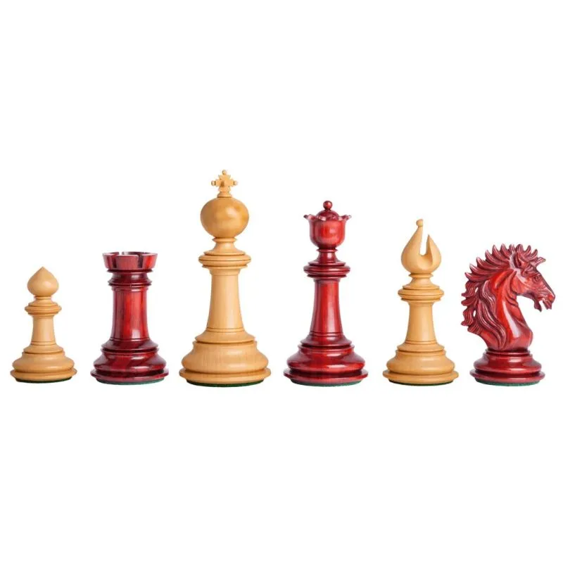 The Arthurian Series 4.4 Luxury Artisan Ebony Wood Chess Pieces