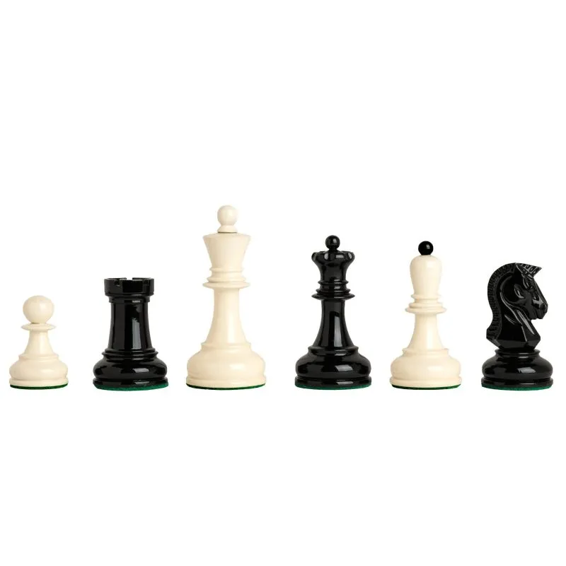 Standard Club Plastic Chess Set Blue & Ivory Pieces 3.75 King