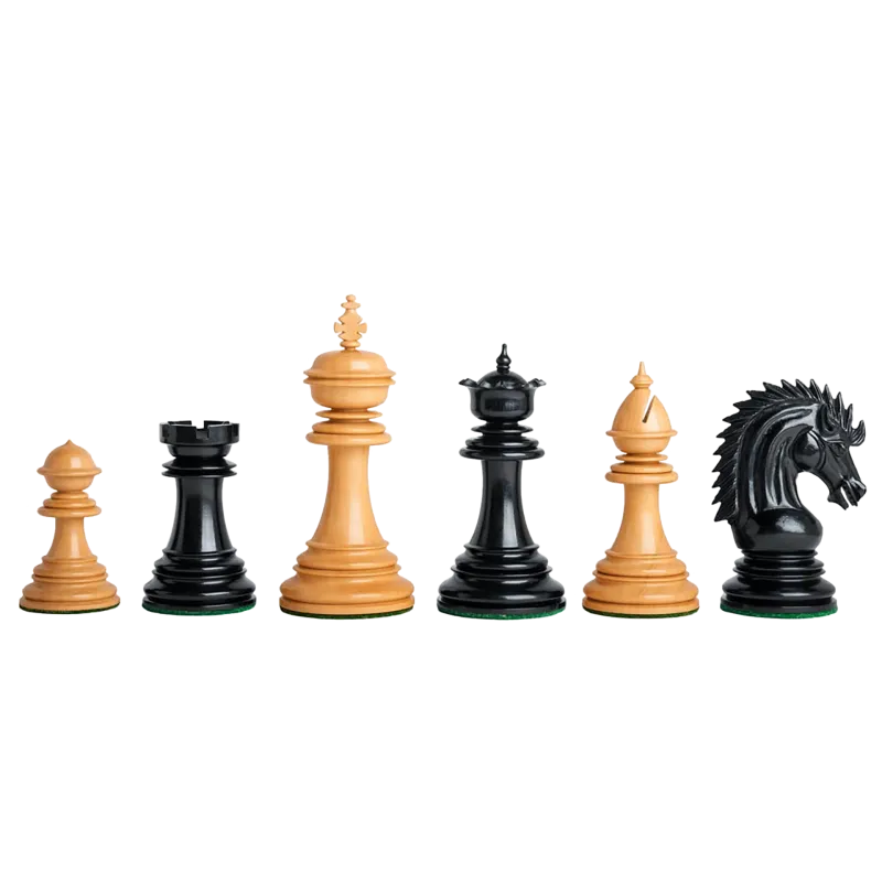 WE Games Luxury English Style Chess Set - Weighted Pieces & Walnut