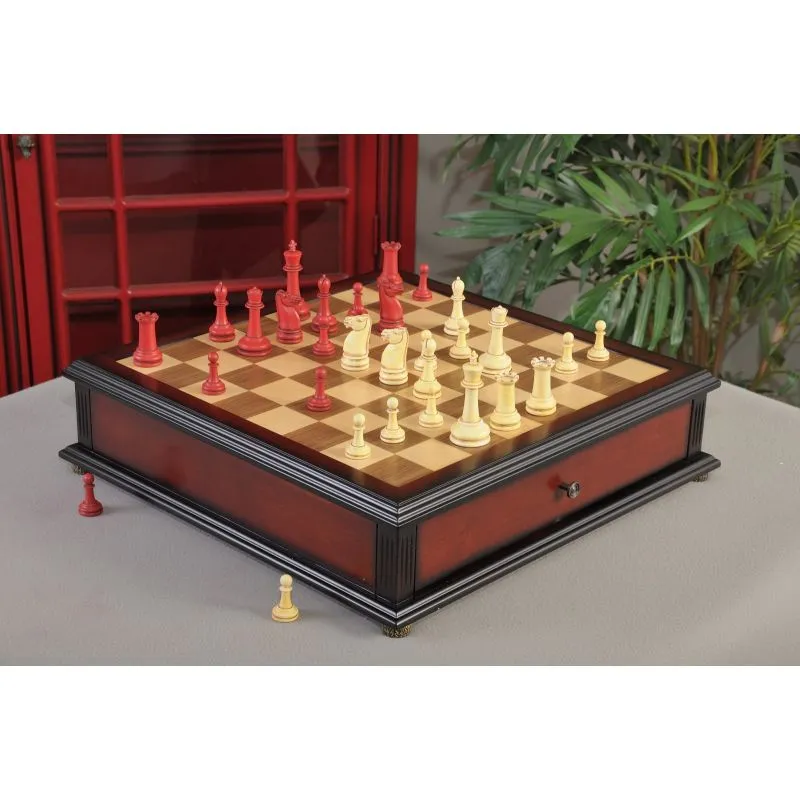 Combo of The Old Vintage English Staunton Series Chess Pieces in