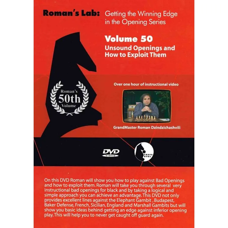 Roman's Lab 84: The Italian Game and 3.Bb5 Sicilian - Chess Opening Video  DVD