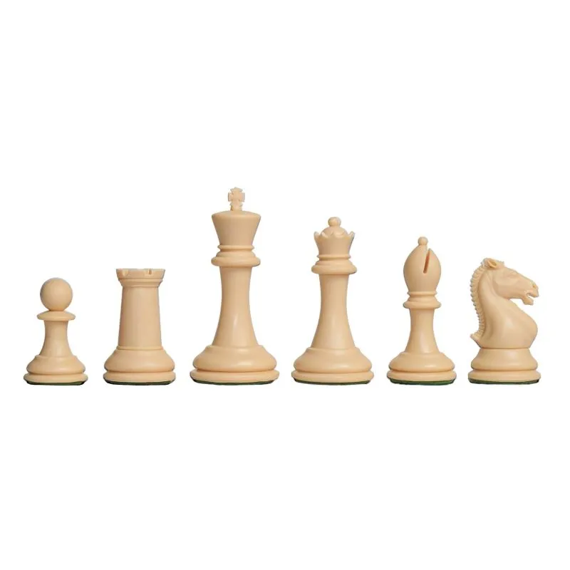 The Hastings Series Plastic Chessmen - 3.875 King