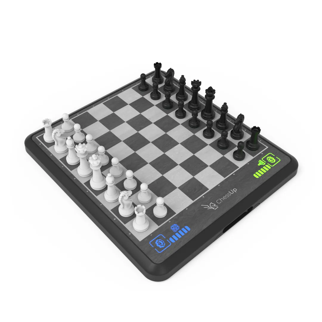 AI-enabled chess set moves virtual opponents on a real board